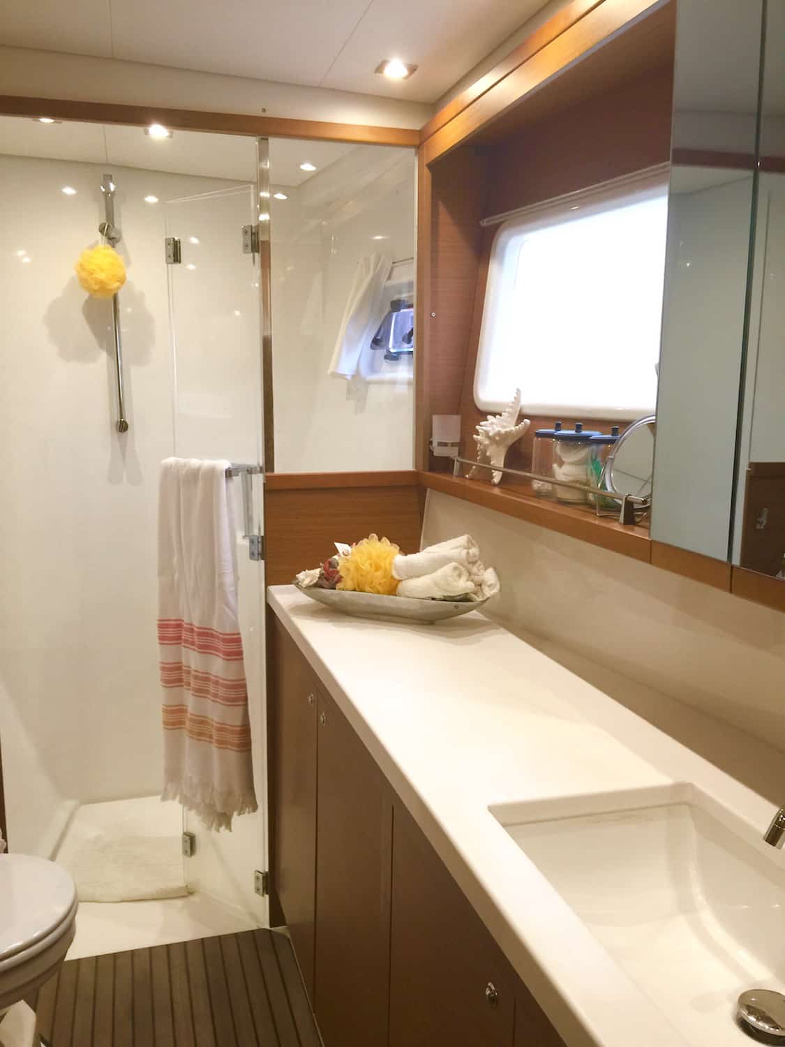 Ensuite bathroom with shower